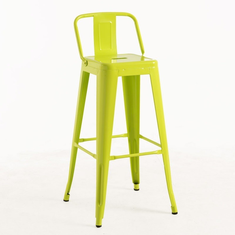 taburete TOLIX asiento madera