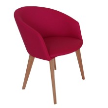 silla de madera tapizada ALICANTE ref. 651