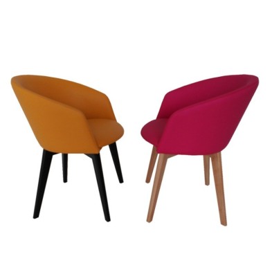 silla de madera tapizada ALICANTE ref. 651