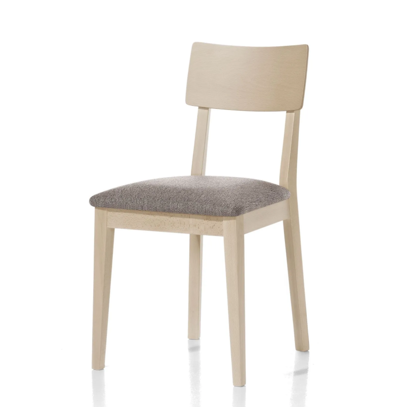 silla de madera tapizada ALICANTE ref. 651