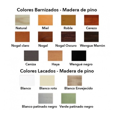 Mesa de Madera Ref. 725 Tablero de apoyo