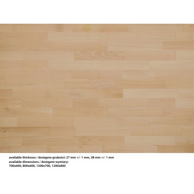 Tablero de Haya maciza