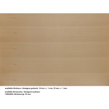 Tablero de Roble chapado