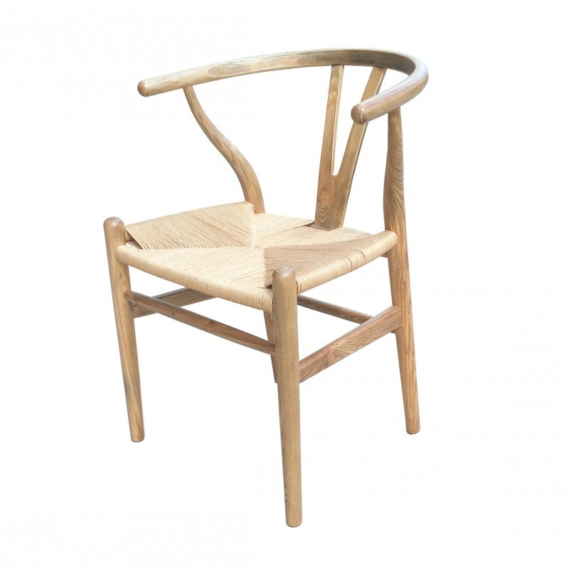 Silla Wishbone envejecido