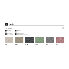 Silla Mentha Pop tapizada con patín deslizante