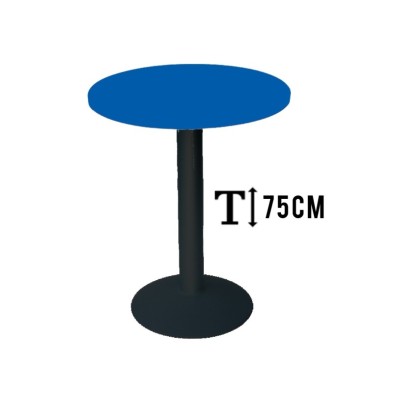 mesa redonda Metálica TKITT BTK