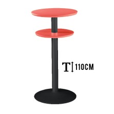 mesa redonda Metálica TKITT DPBT54