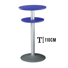 mesa redonda Metálica TKITT DPBT54