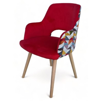 copy of silla de madera tapizada ALICANTE ref. 651