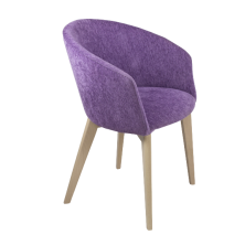 silla de madera tapizada ALICANTE ref. 651