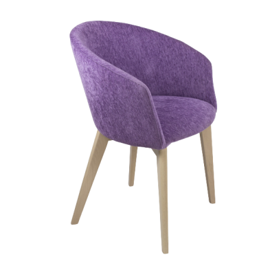 silla de madera tapizada ALICANTE ref. 651