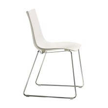 Silla Zebra Tecnopolímero con patín deslizante