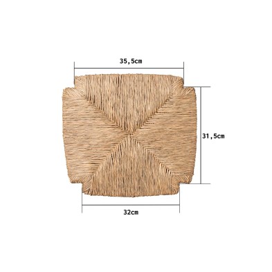 copy of Asiento de anea 35x35 cms