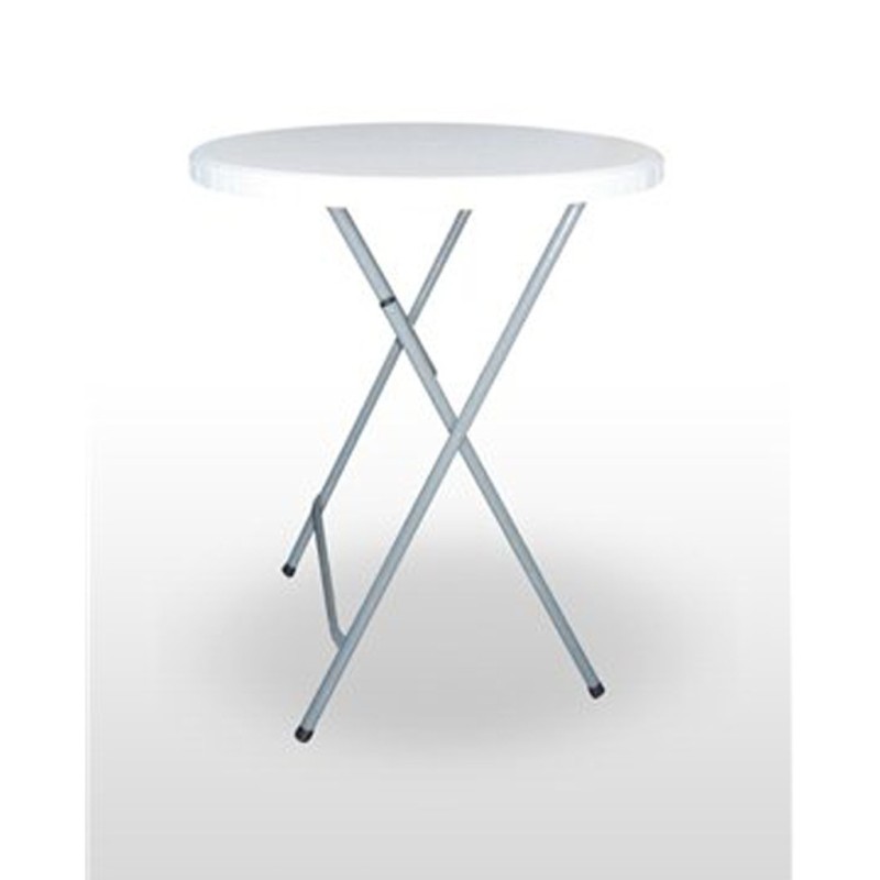 Mesa Alta Redonda Catering 80x110