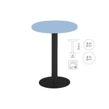 mesa Alta redonda TKITT BRK