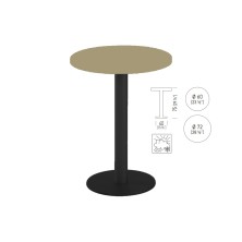 mesa Alta redonda TKITT BRK