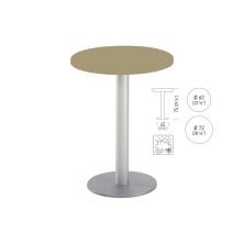 mesa Alta redonda TKITT BRK