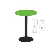 mesa Alta redonda TKITT BRK