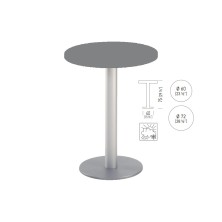 mesa Alta redonda TKITT BRK