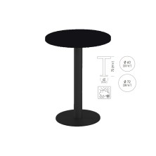 mesa Alta redonda TKITT BRK