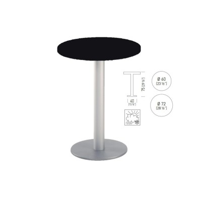 mesa Alta redonda TKITT BRK