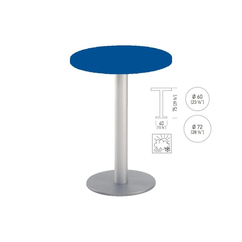 mesa Alta redonda TKITT BRK