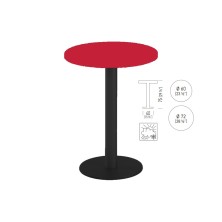 mesa Alta redonda TKITT BRK