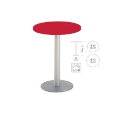 mesa Alta redonda TKITT BRK