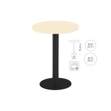 mesa Alta redonda TKITT BRK