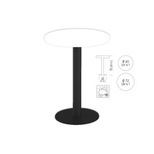 mesa Alta redonda TKITT BRK