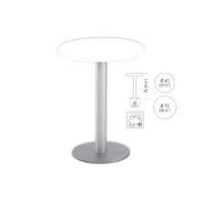 mesa Alta redonda TKITT BRK