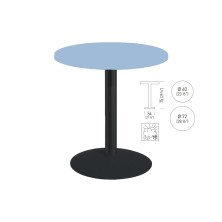 mesa redonda TKITT BTK54