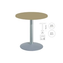mesa redonda TKITT BTK54