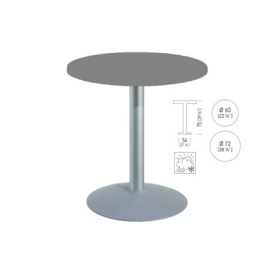 mesa redonda TKITT BTK54