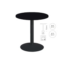 mesa redonda TKITT BTK54