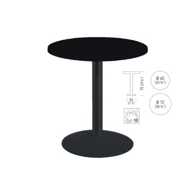 mesa redonda TKITT BTK54