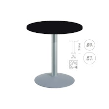 mesa redonda TKITT BTK54