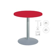 mesa redonda TKITT BTK54