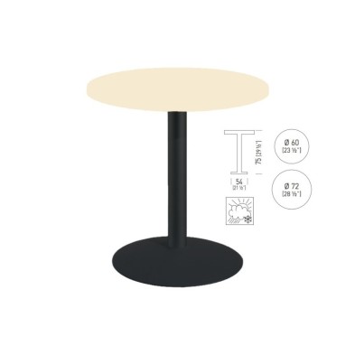 mesa redonda TKITT BTK54