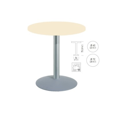 mesa redonda TKITT BTK54