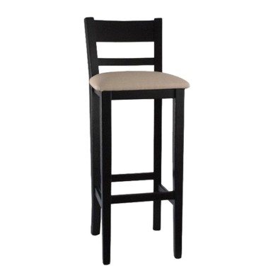 Taburete Nápoles con Respaldo Madera