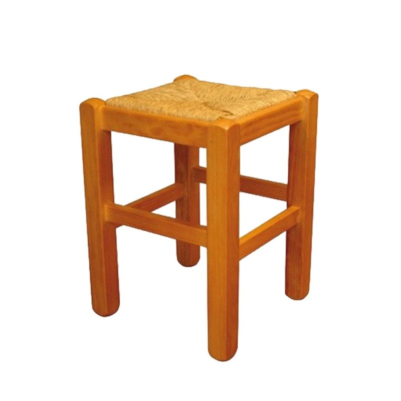 alt= Taburete bajo de madera Pamplona Ref. 267
