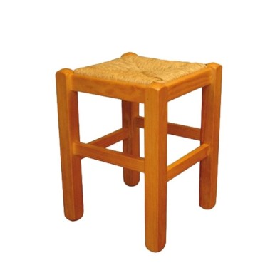 alt= Taburete bajo de madera Pamplona Ref. 267