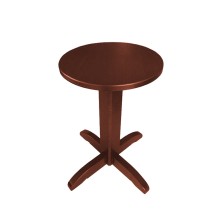 Mesa de Madera Ref. 848 Pie central liso
