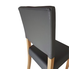silla de madera tapizada ALICANTE ref. 651