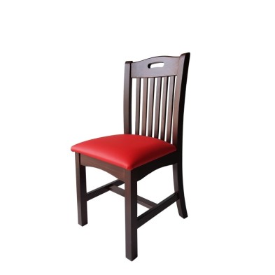 alt= silla Sajonia madera