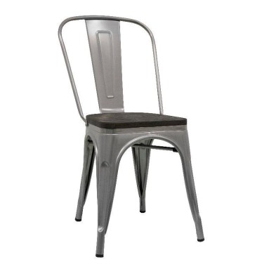 taburete TOLIX asiento madera