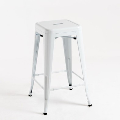 taburete TOLIX asiento madera